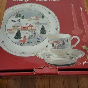 Sango silent night christmas dishes